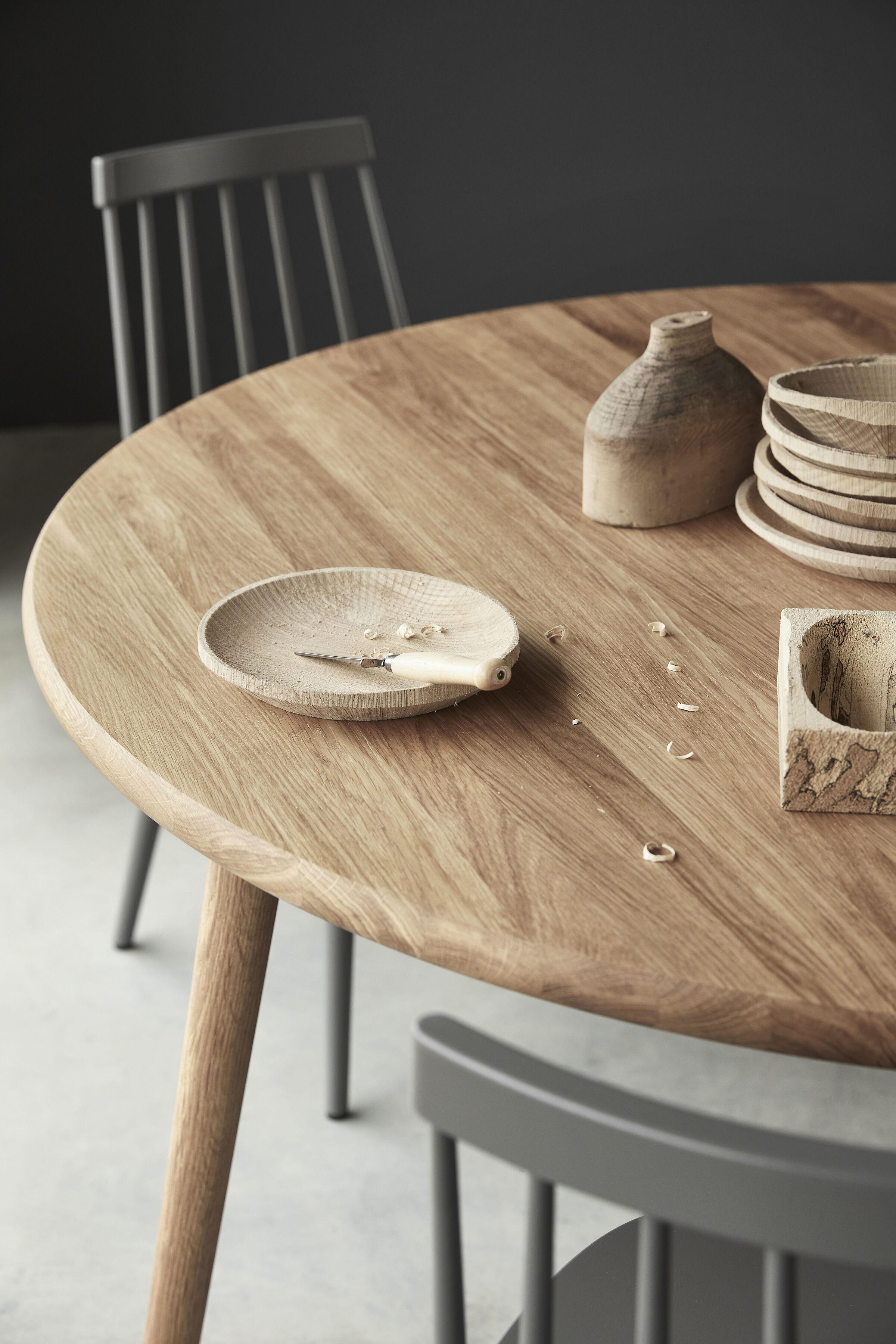 Stolab© Miss Tailor table round and Pinnockio chair 0401