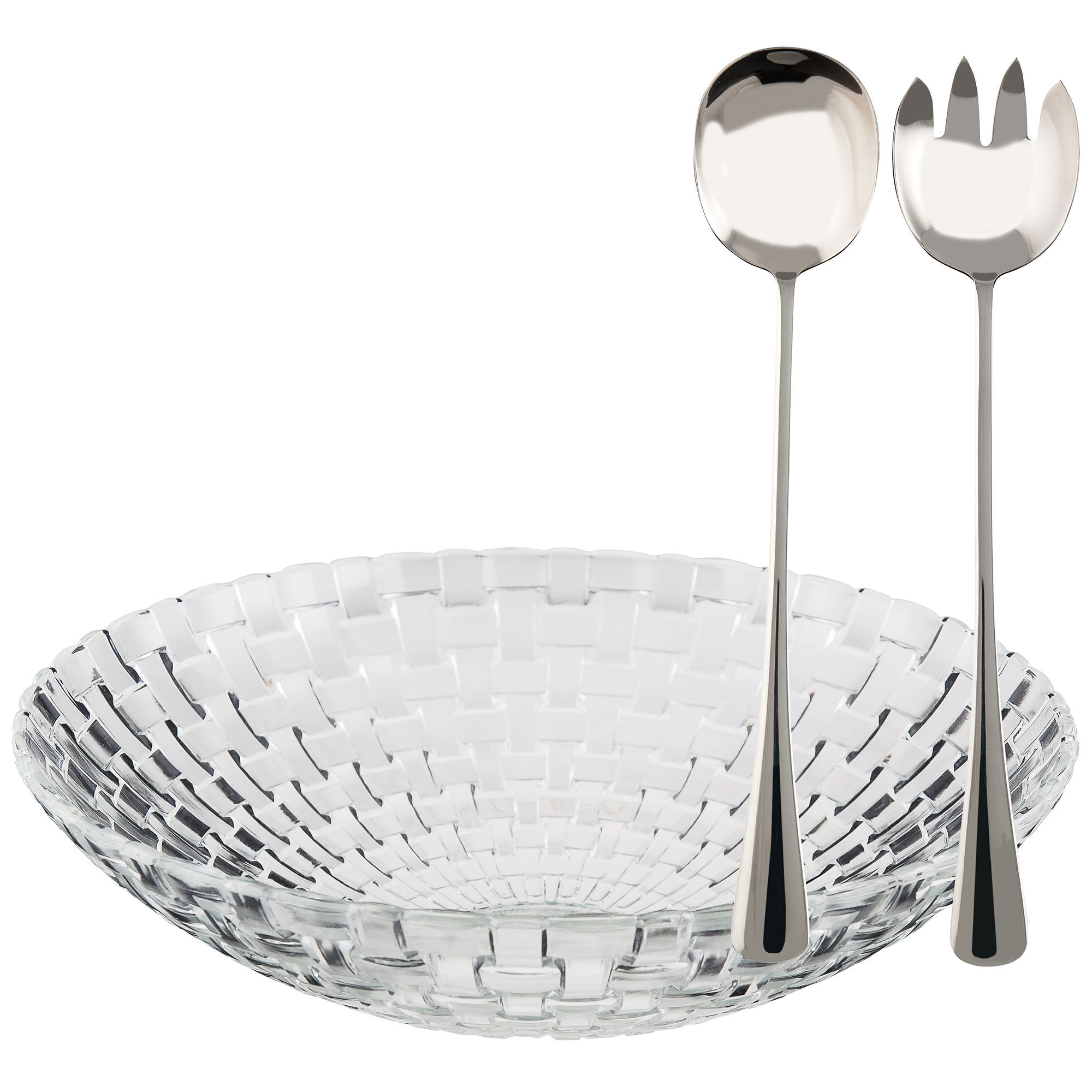Dorre Glitter salatskål og salatbestik