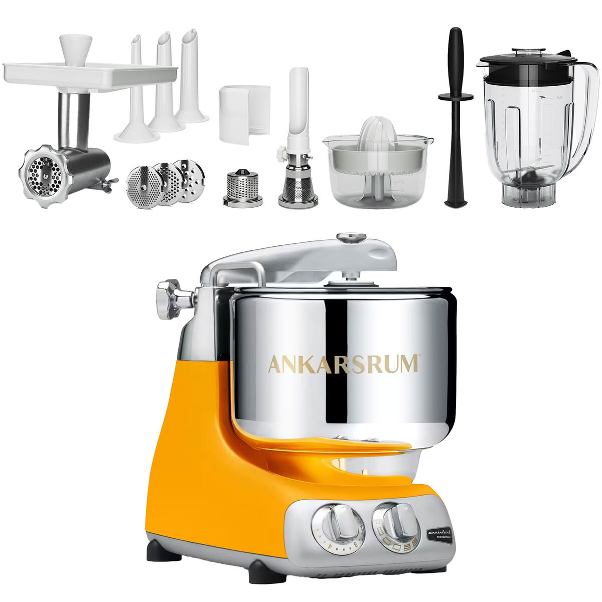AKM 6230 Kjøkkenmaskin + Deluxepakke, Sunbeam Yellow