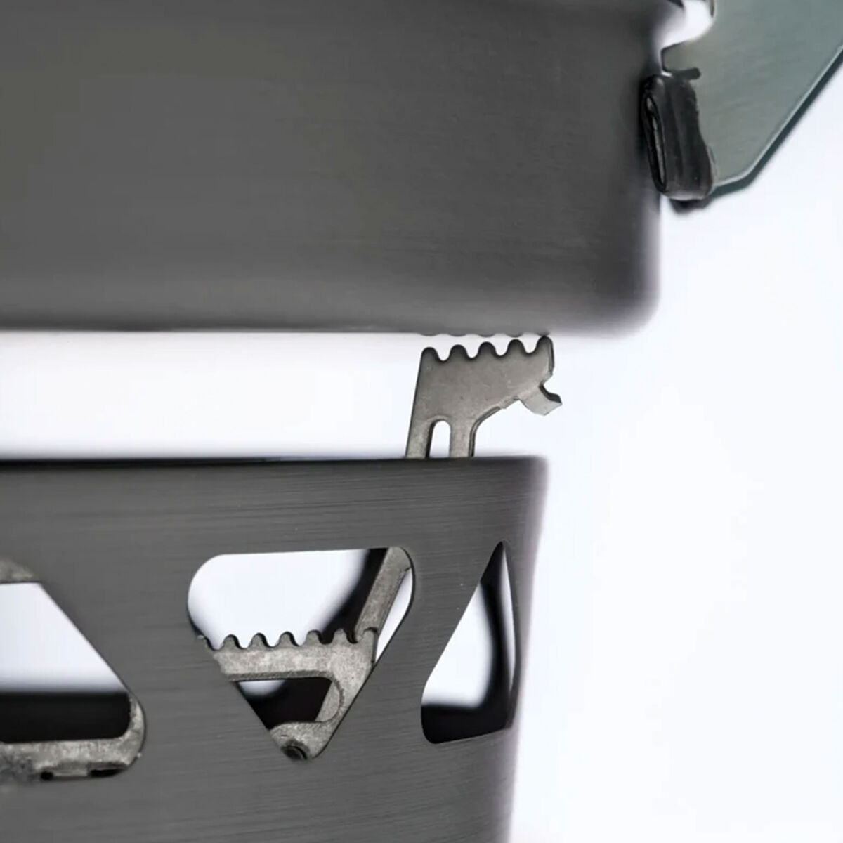 PrimeTech Stove Set II -kaasukeitin 2 × 1,3 litraa, harmaa