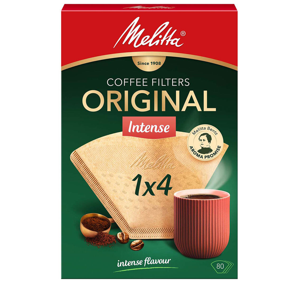 1x4/80 Gourmet Intense Kaffefiltre