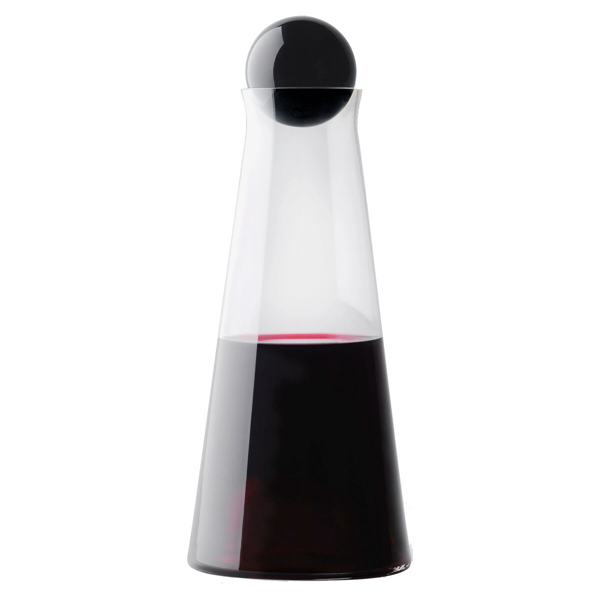 Fia karaffel 1 liter, klar/sort