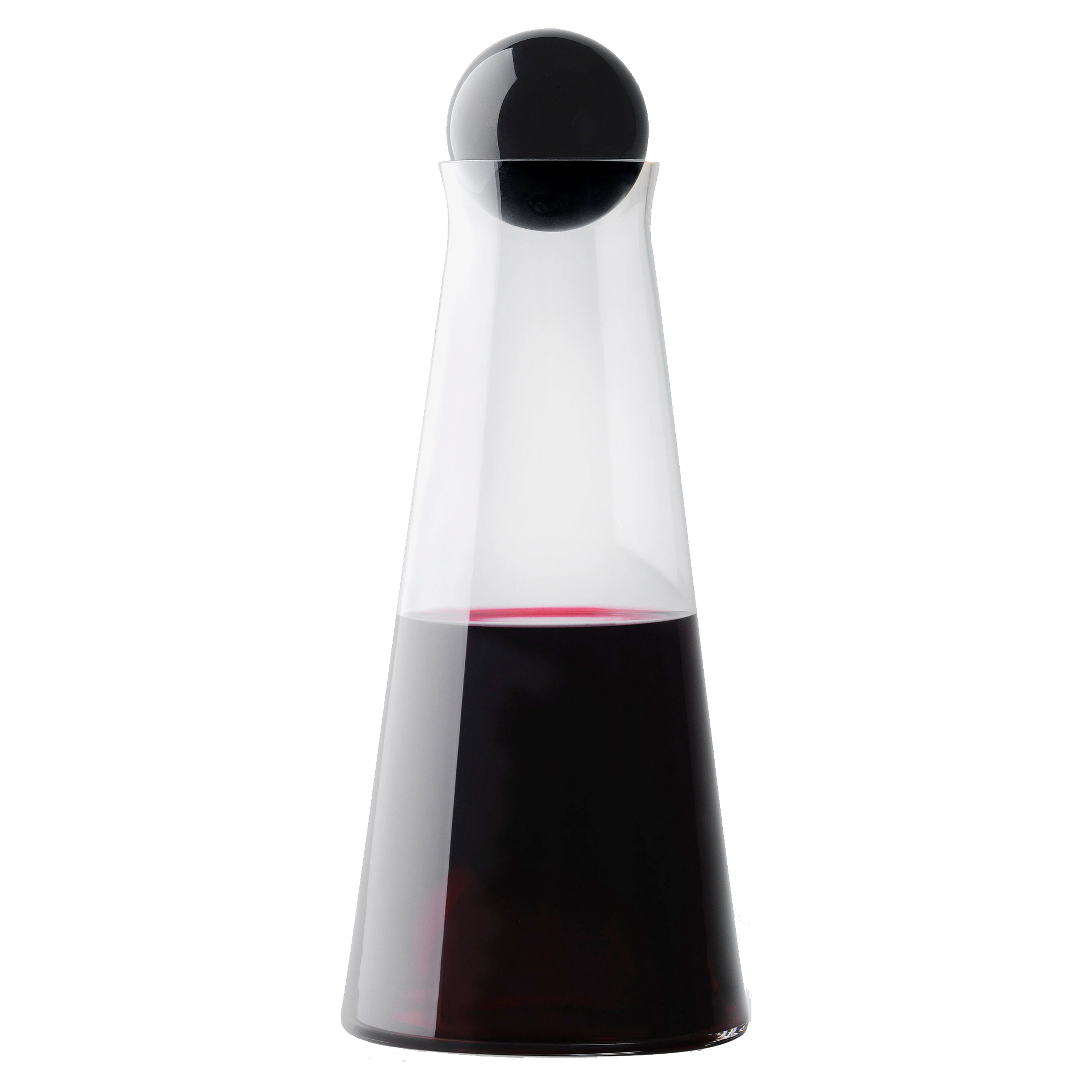 Fia karaffel 1 liter, klar/sort