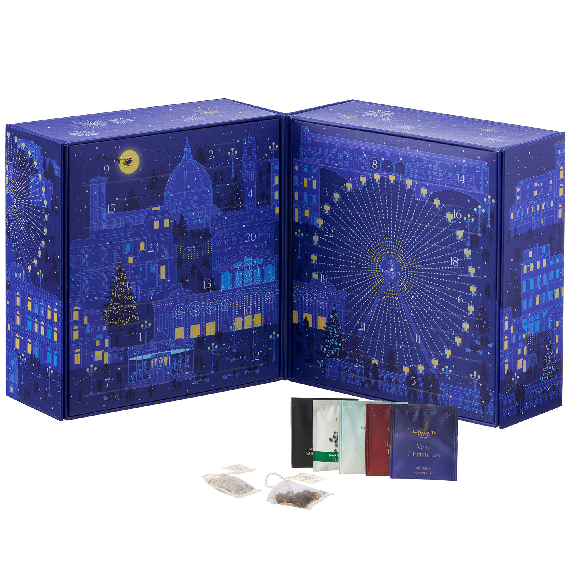 La via del te Tekalender 2026 med 24 tesorter