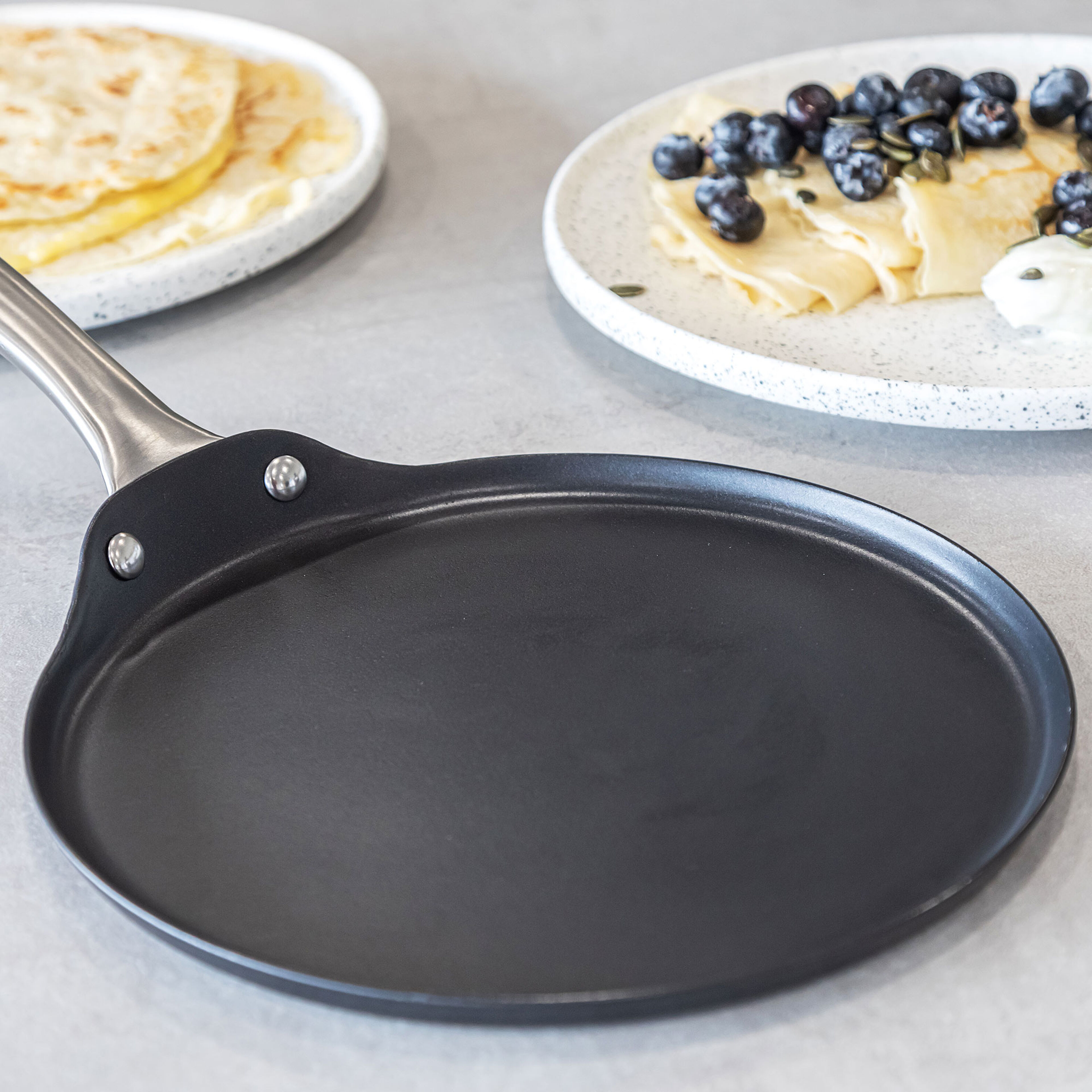 Professionell pannkakspanna, 24 cm non-stick