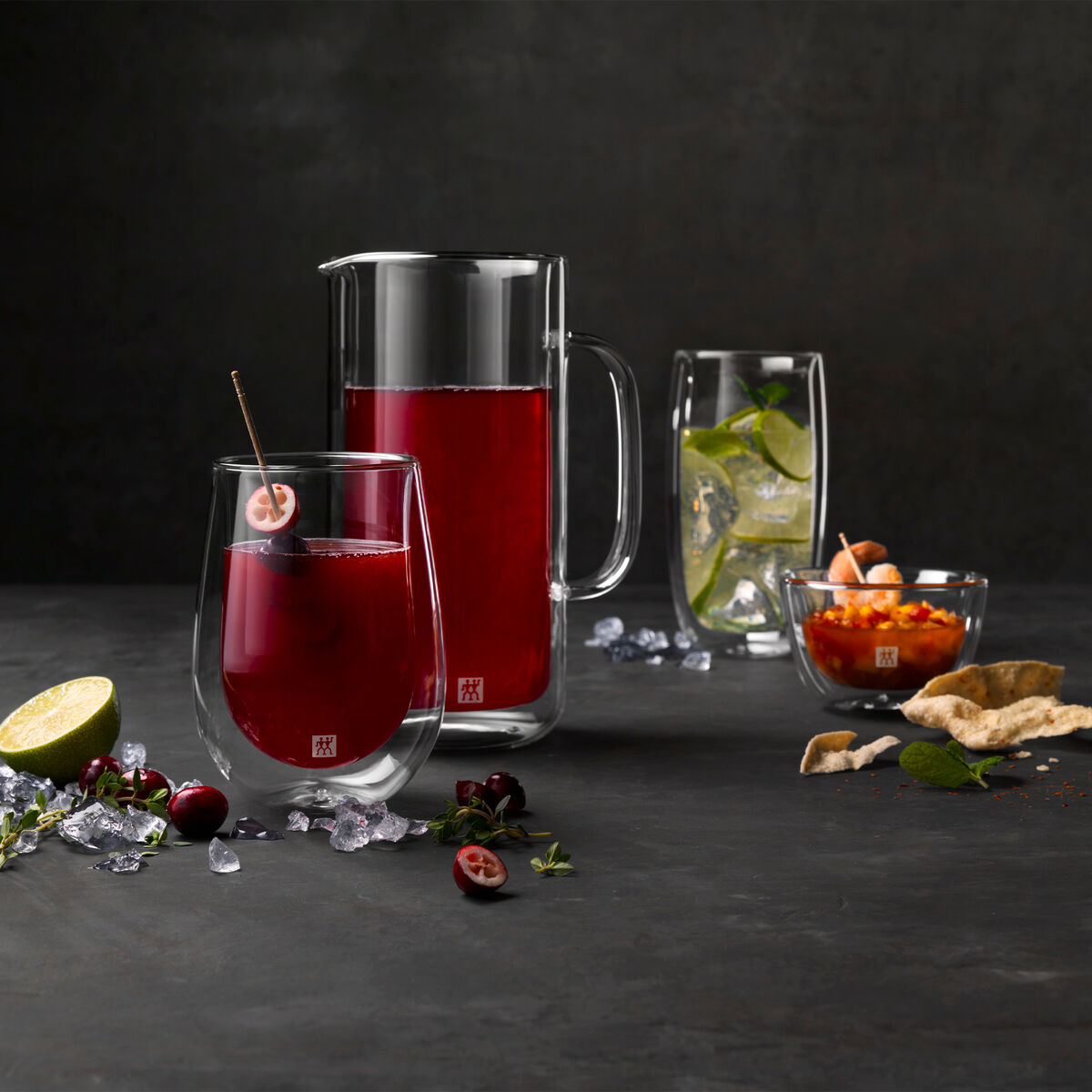 Sorrento karaff 800 ml, transparent