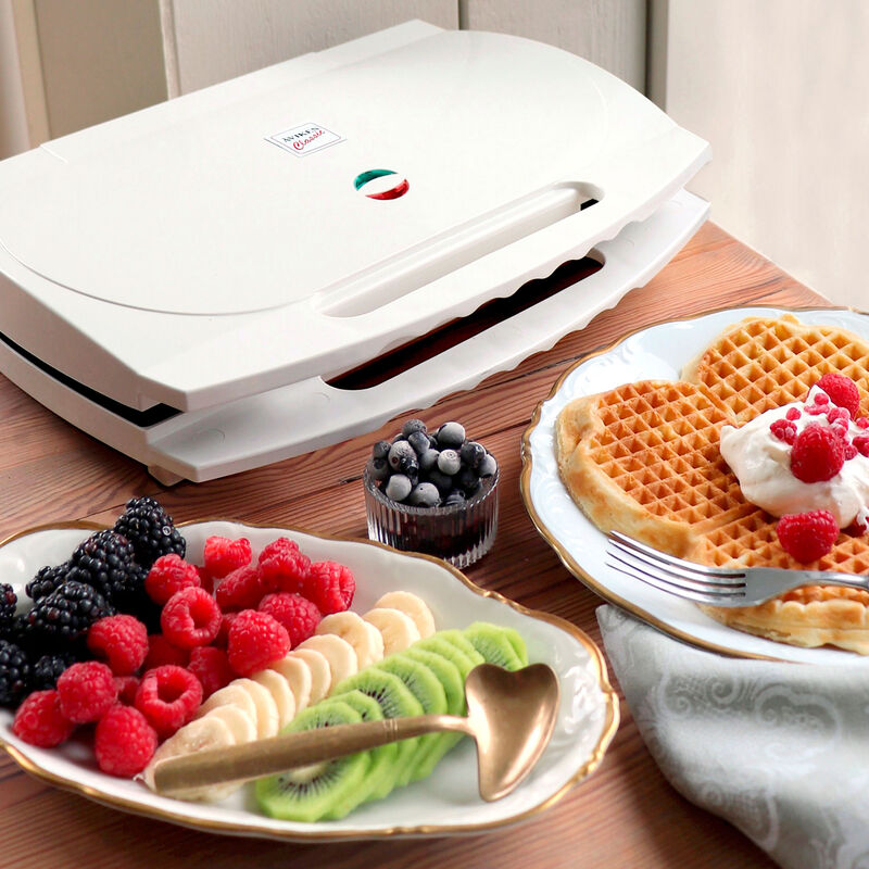 Åviken Classic 905 Våffeljärn Vit Dubbelt