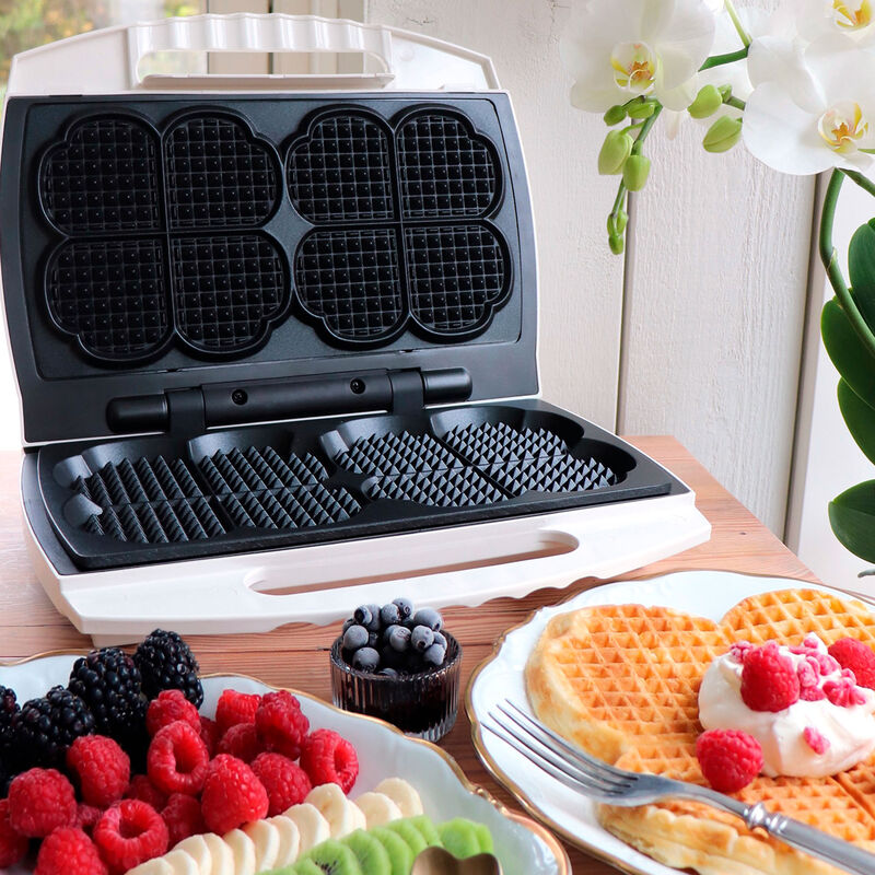 Åviken Classic 905 Våffeljärn Vit Dubbelt