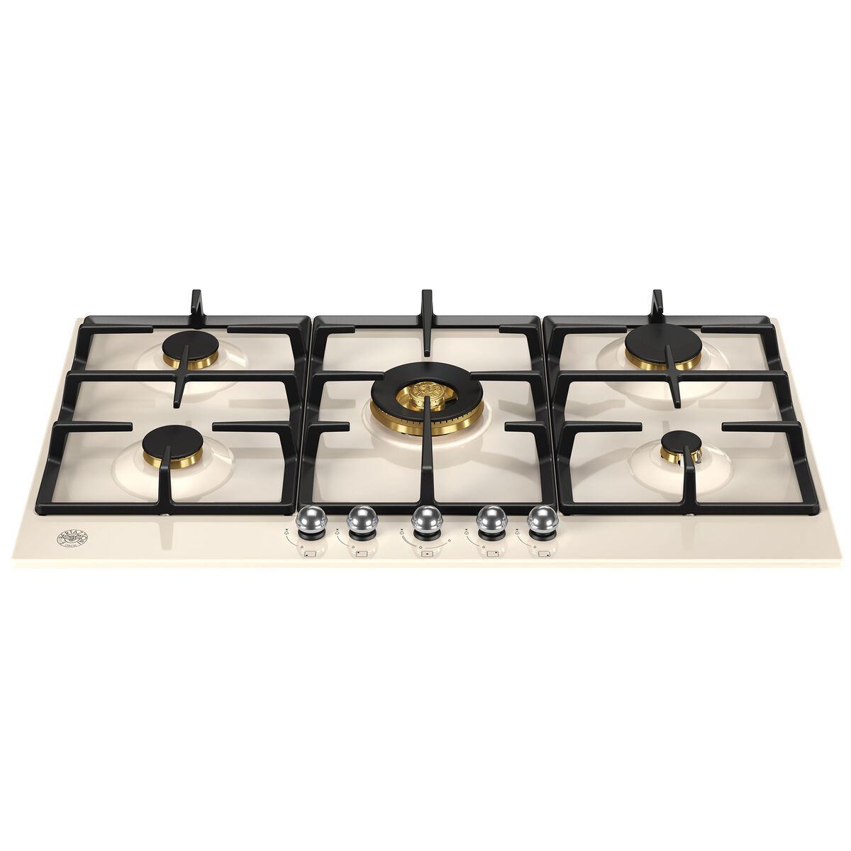 P905CHER Heritage Gaskomfur 90 cm, Hvid / Krom
