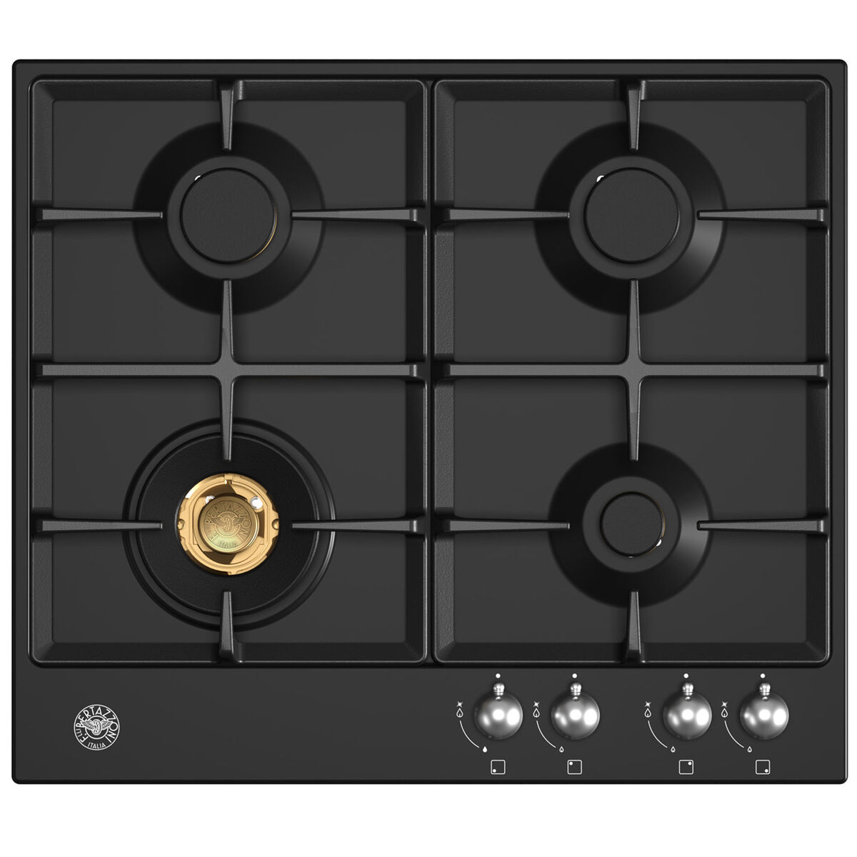 Heritage P604LHERNE Gasskomfyr 60 cm, Svart