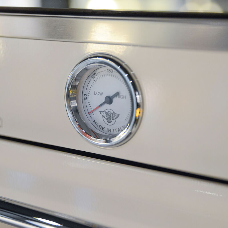 F609HEREKT Heritage indbygget ovn elfenbenshvid/krom 60 cm.