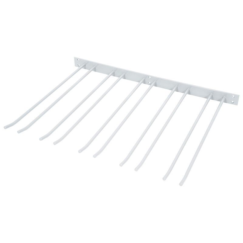 Glasophæng til væg 20 glas sølv