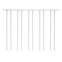 Glasophæng til væg 20 glas sølv