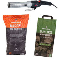 Startpaket: kol, rökved & grillstartare