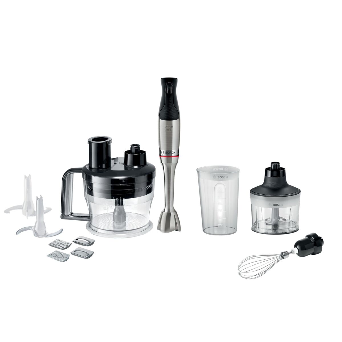 Serie 6 Ergomaster MSM6M871 stavmikser 1200 watt, rustfritt stål