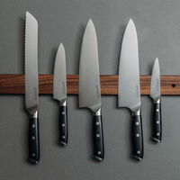 Brødkniv 23 cm, svart