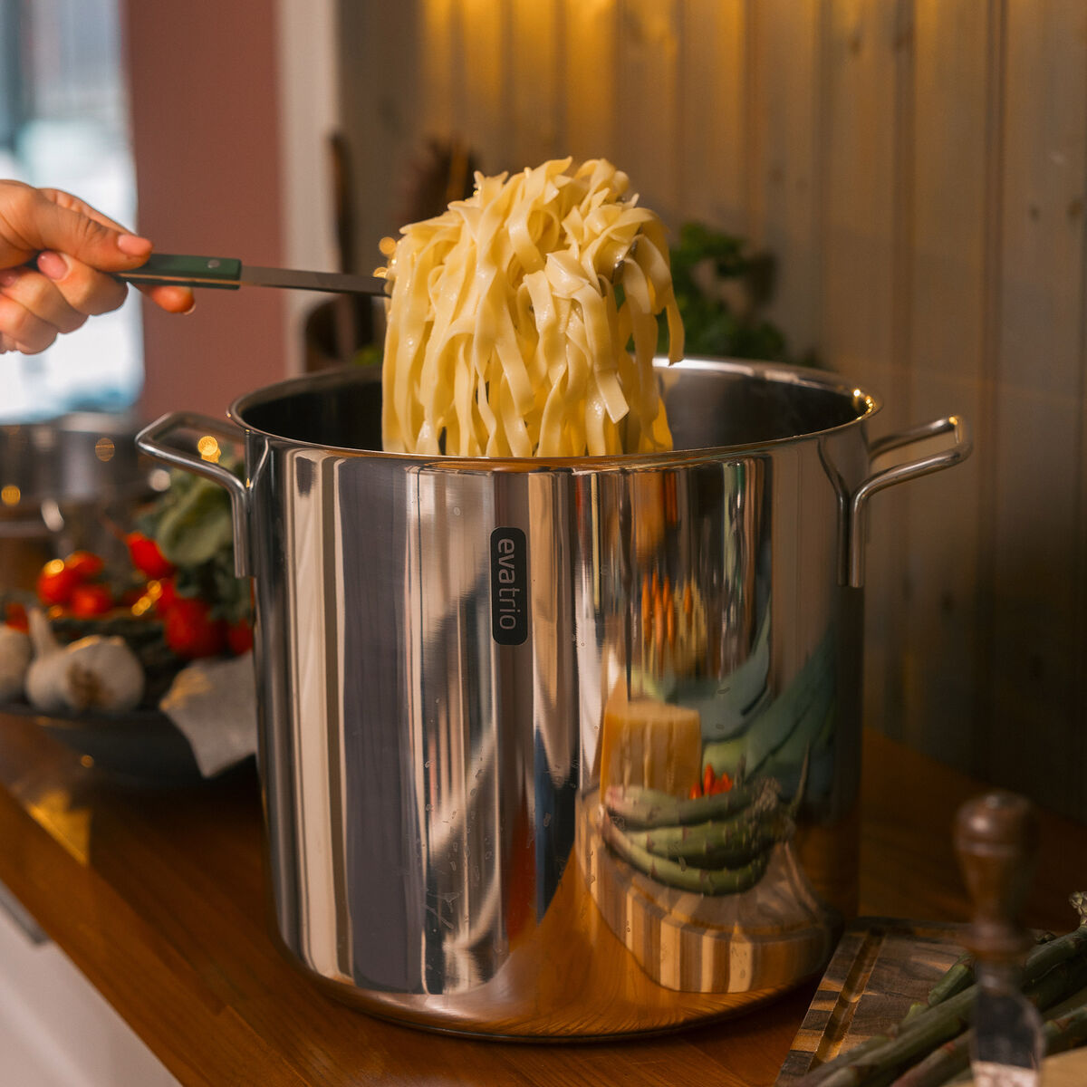 Gryde 15 liter, rustfrit stål