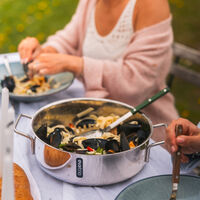 Sautépanne 28 cm, rustfritt stål