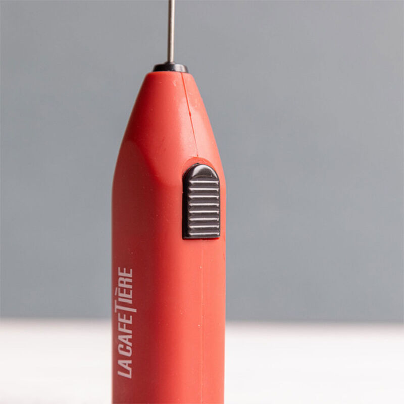 La Cafetière Batteridreven mælkeskummer, rød