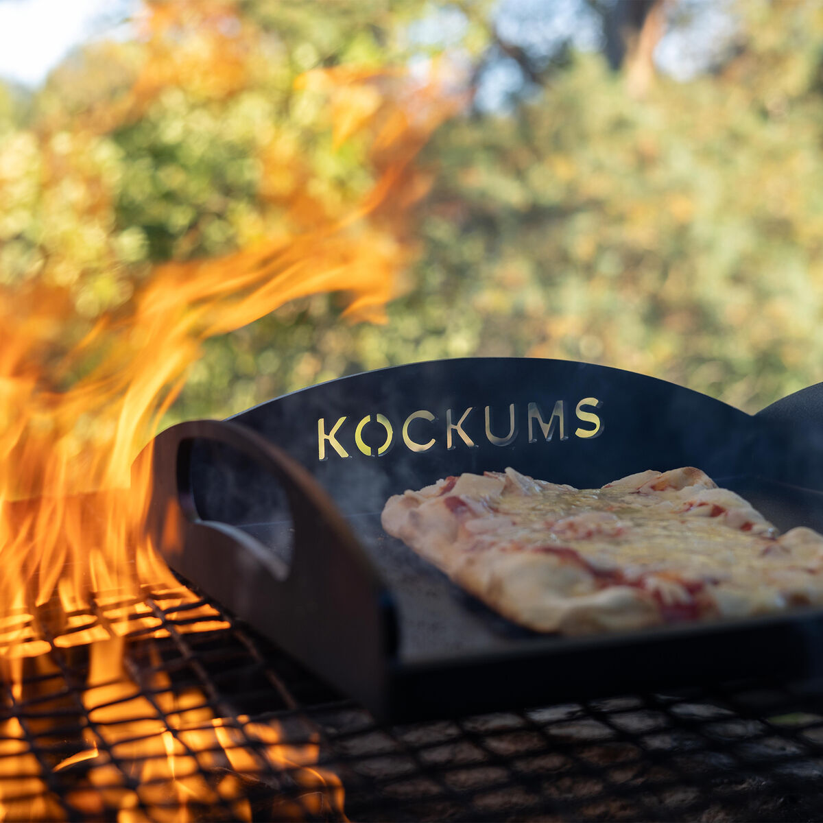 Kockums Jernverk Stekeplate med grillvekt