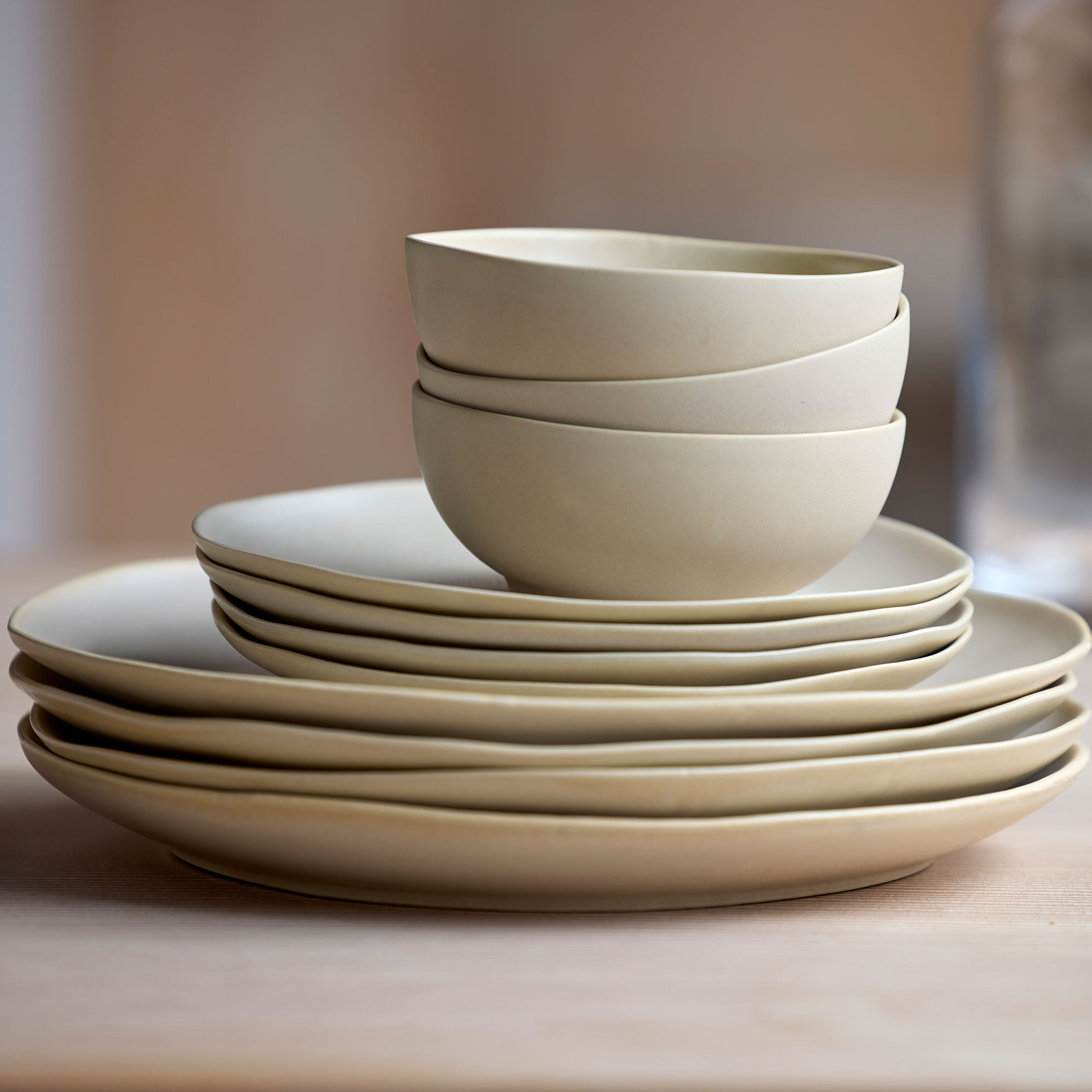 Villa Collection Shoku frokosttallerken Ø20 cm, soft beige