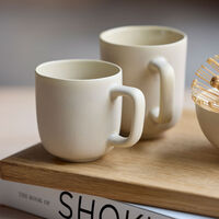 Villa Collection Shoku krus med hank 33 cl, soft beige