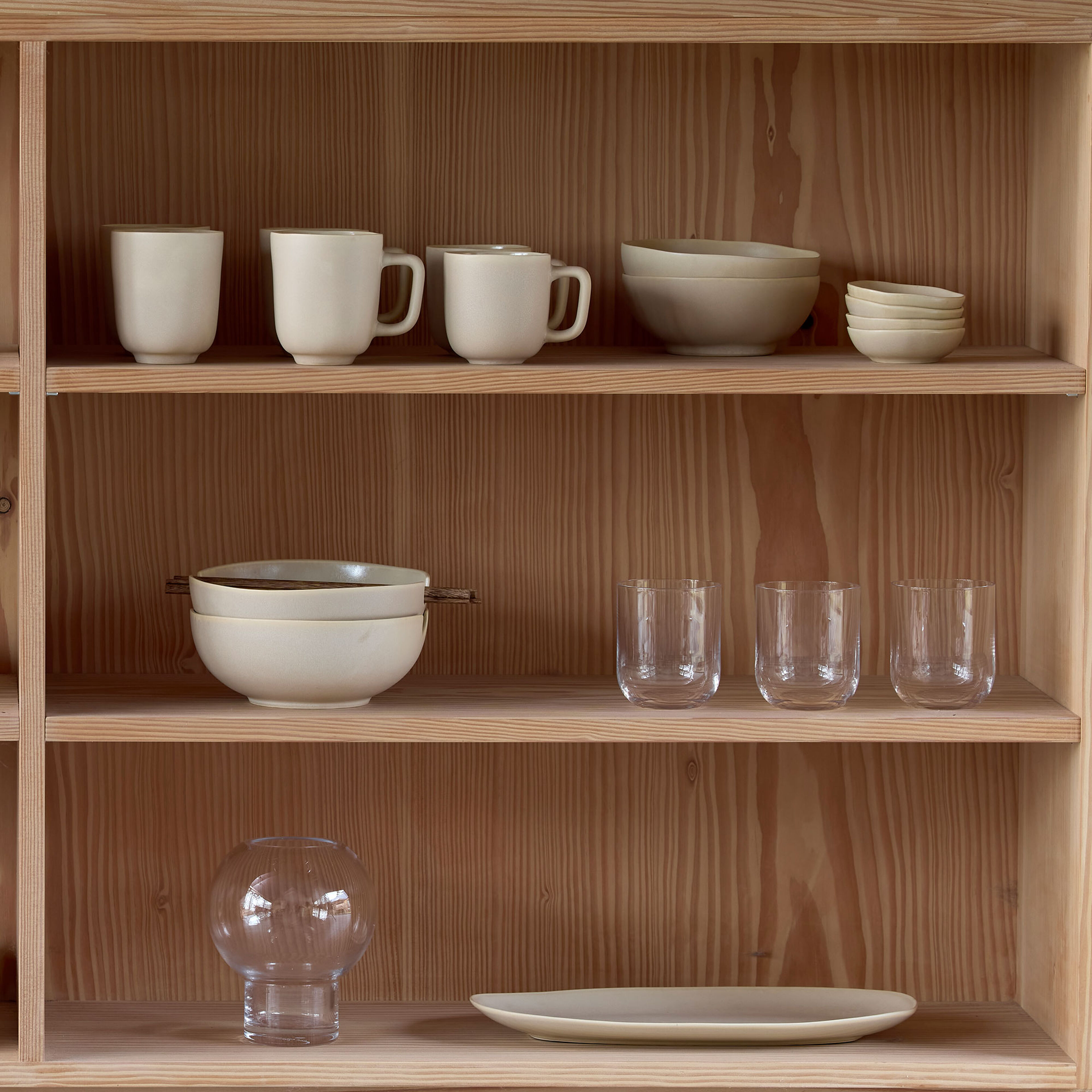 Villa Collection Shoku krus 33 cl, soft beige