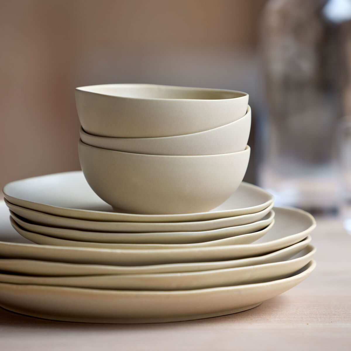 Villa Collection Shoku skål Ø12,5 cm, soft beige