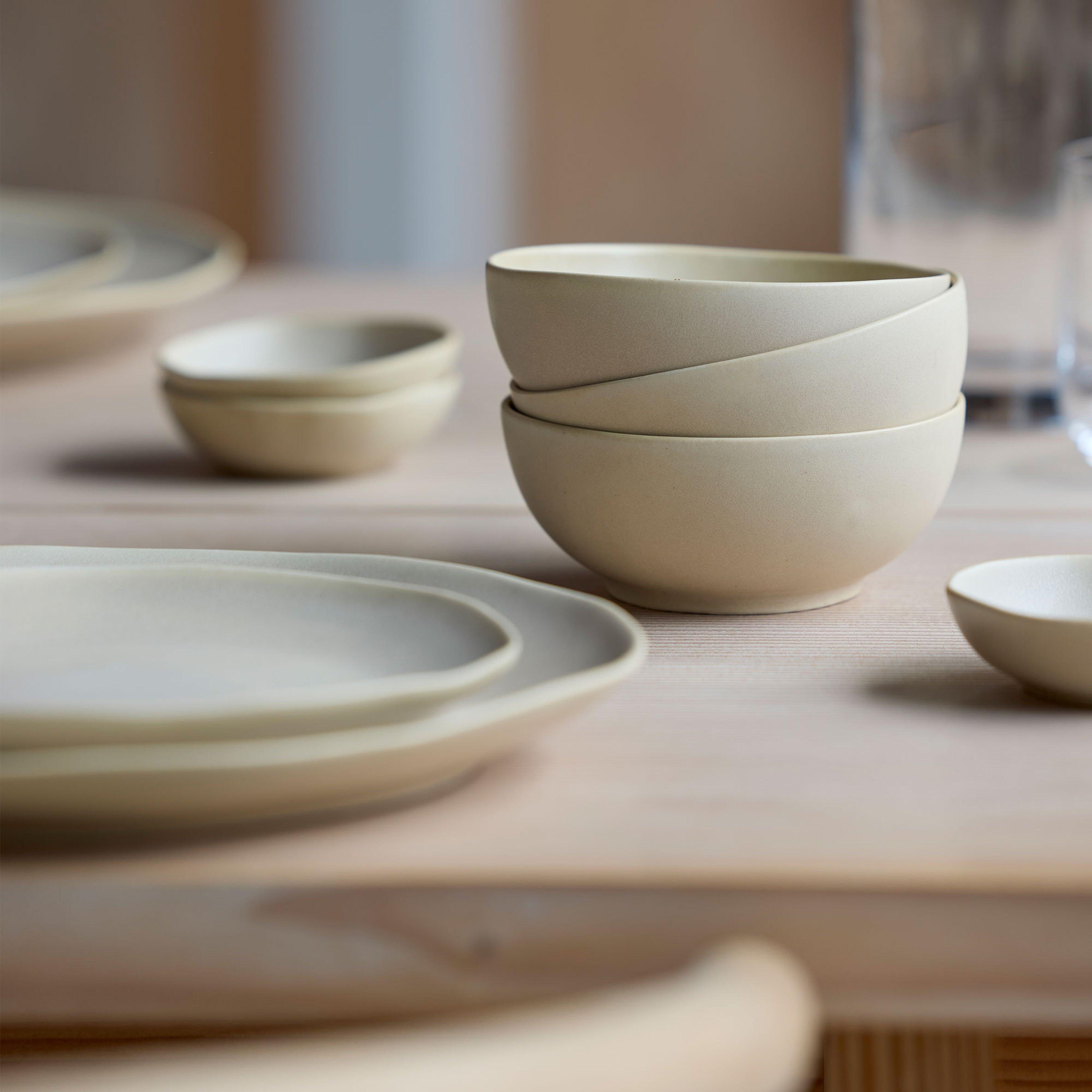 Villa Collection Shoku tallerken Ø27 cm, soft beige