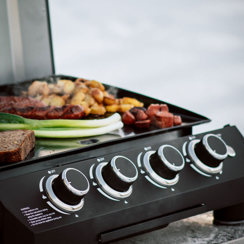 Stekbord 4 brännare, 59 cm