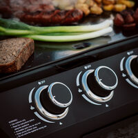 Stekbord 4 brännare, 59 cm