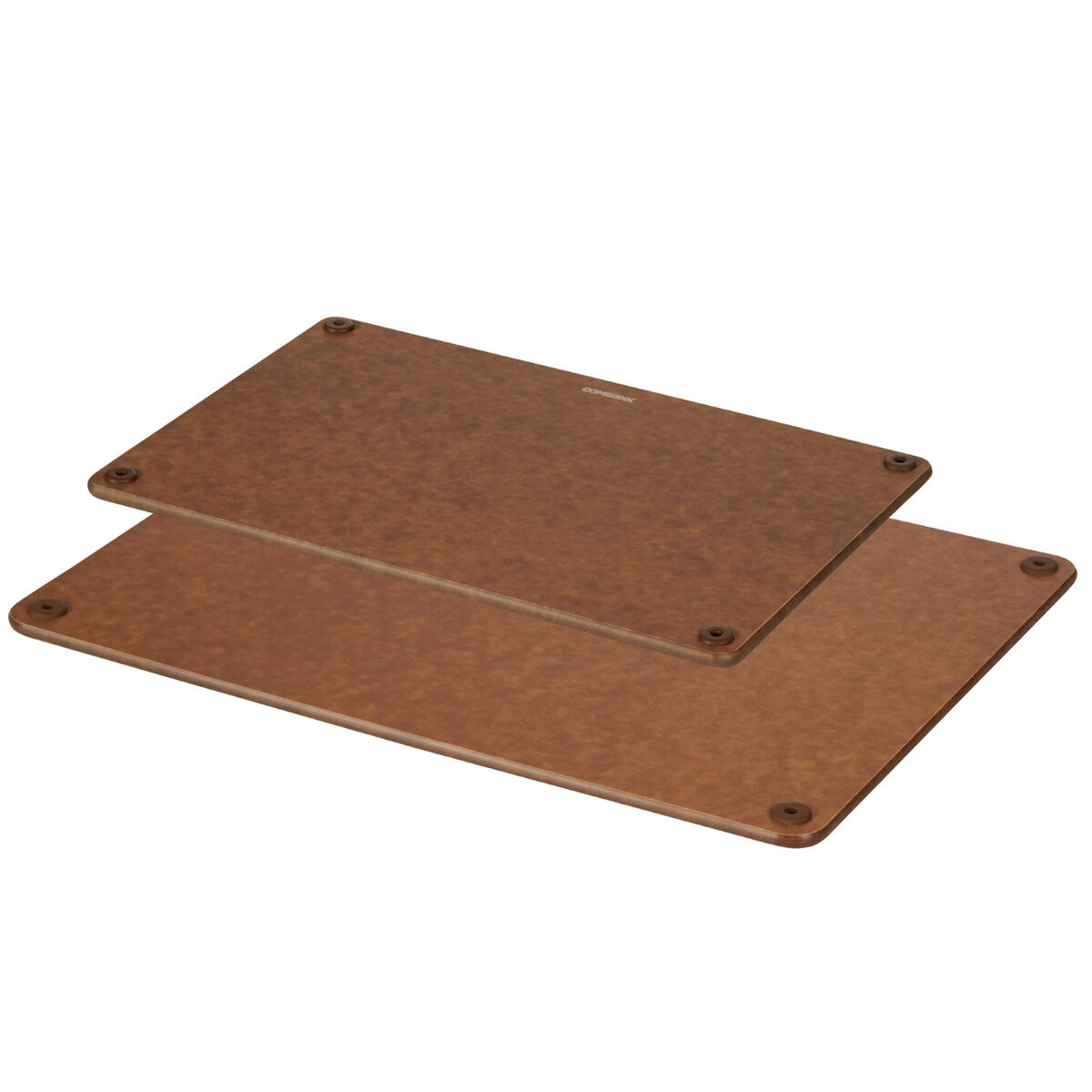 Skärbrädeset 2-pack, brun