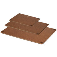 Leikkuulautasetti 3 kpl, ruskea