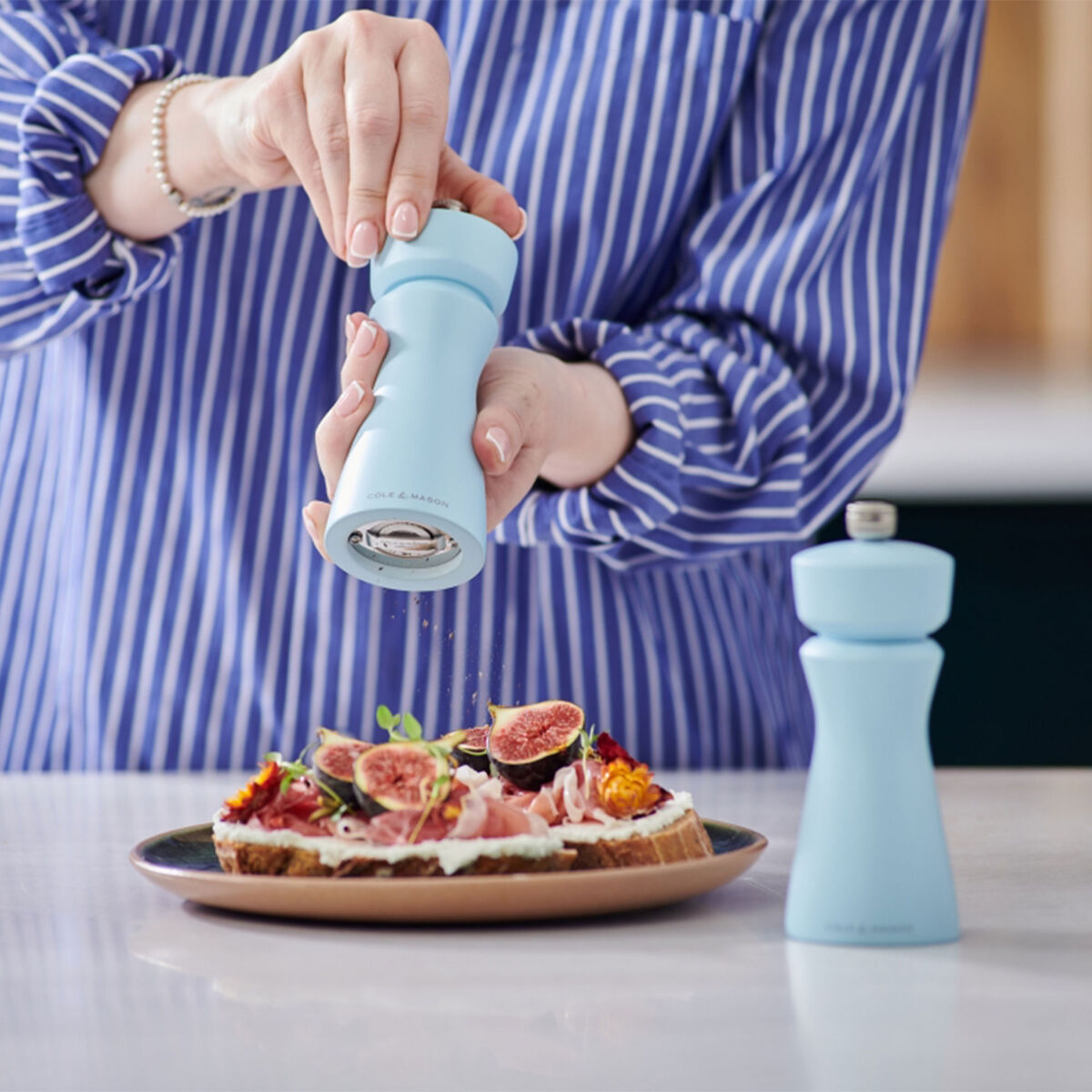 Kenton salt-/pepparkvarn, blue salt