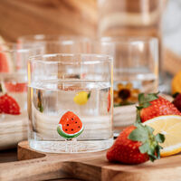 Tumbler-lasi 4 kpl, hedelmäteema
