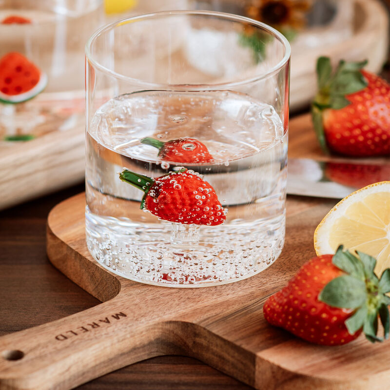 Tumbler-lasi 4 kpl, hedelmäteema