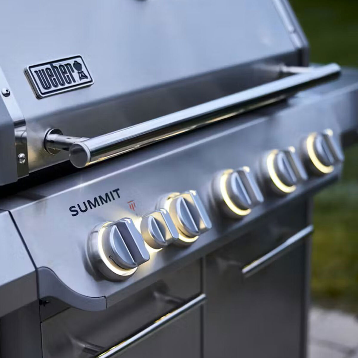 Summit FS38 S gasolgrill, rostfritt stål