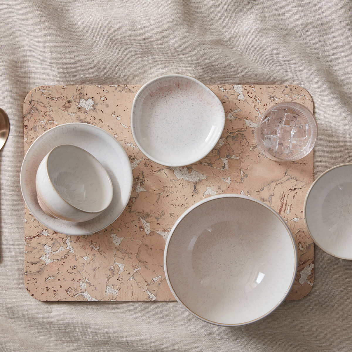 Kiln Coral ris skål