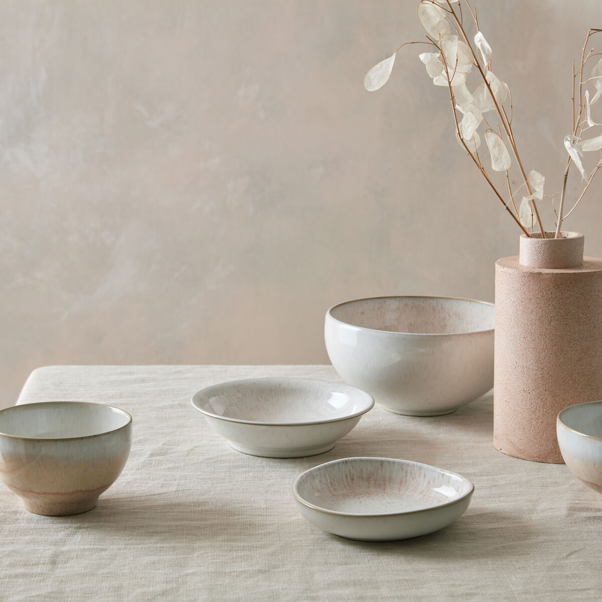 Kiln Coral ris skål