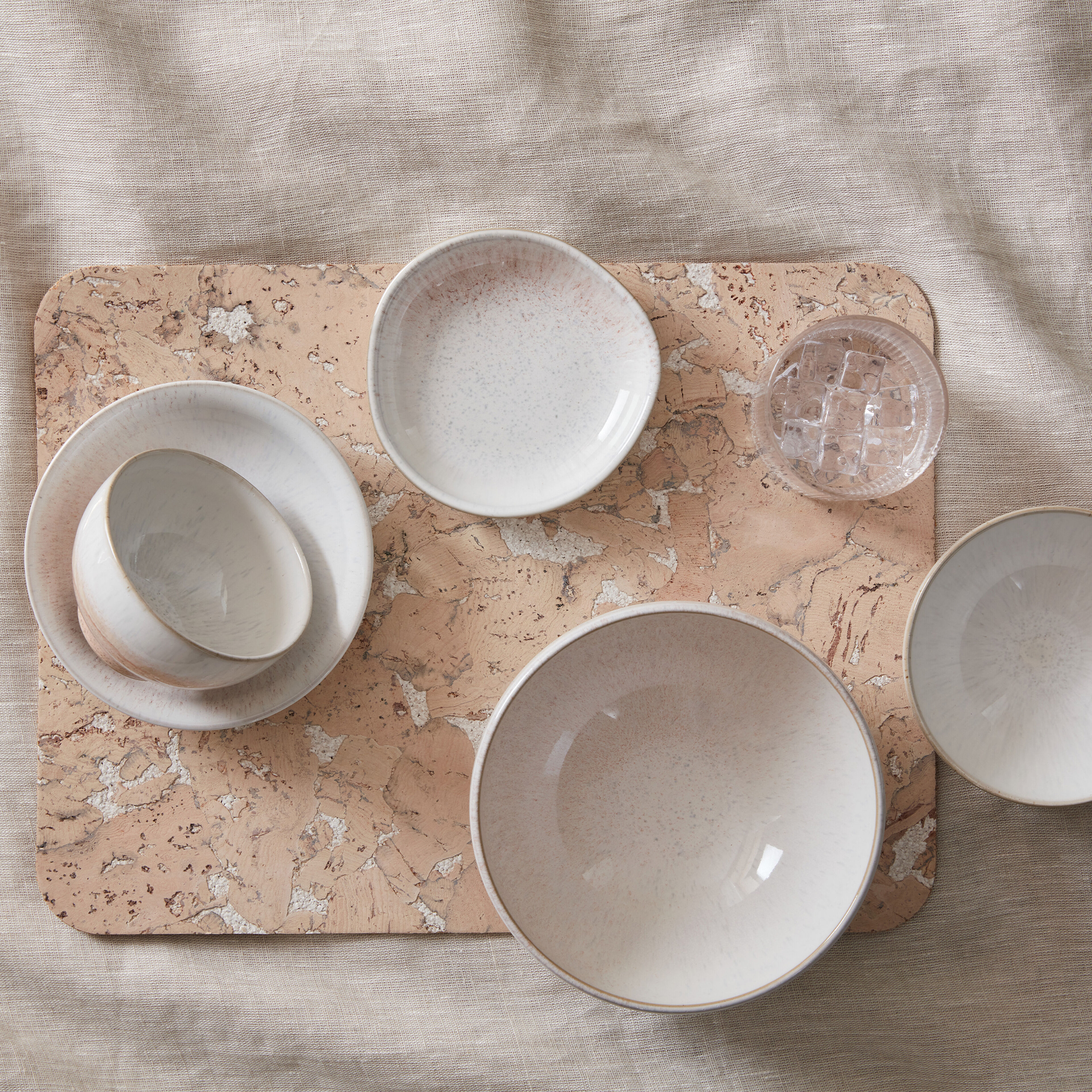 Kiln Coral Serveringsfad Dyb medium