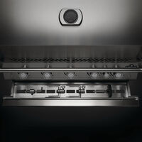 BIG38-1 Inbyggnadsgrill, rostfritt stål