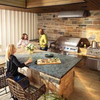 BIG44-1 Inbyggnadsgrill, rostfritt stål