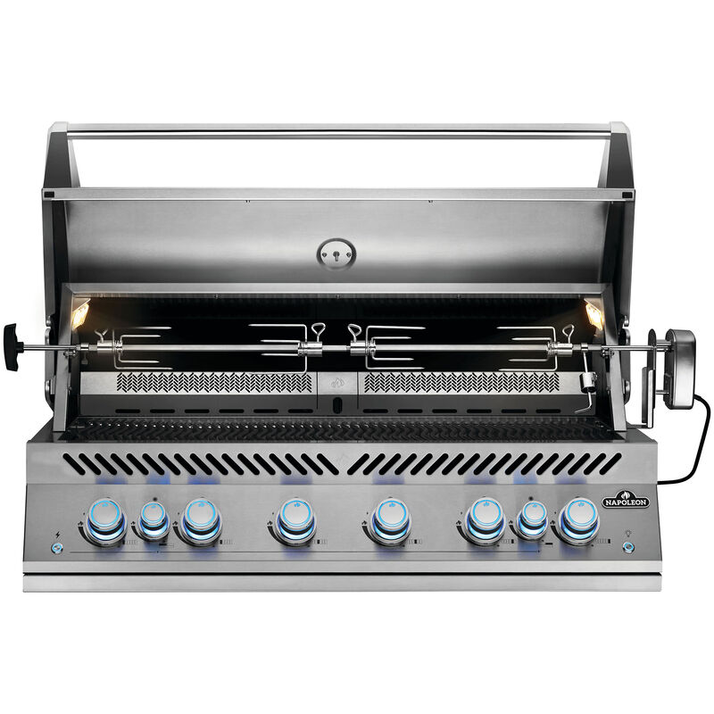 BIG44-1 Inbyggnadsgrill, rostfritt stål