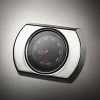 BIG44-1 Inbyggnadsgrill, rostfritt stål