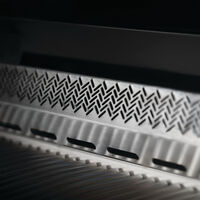 BIG44-1 Inbyggnadsgrill, rostfritt stål