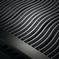 BIG44-1 Inbyggnadsgrill, rostfritt stål