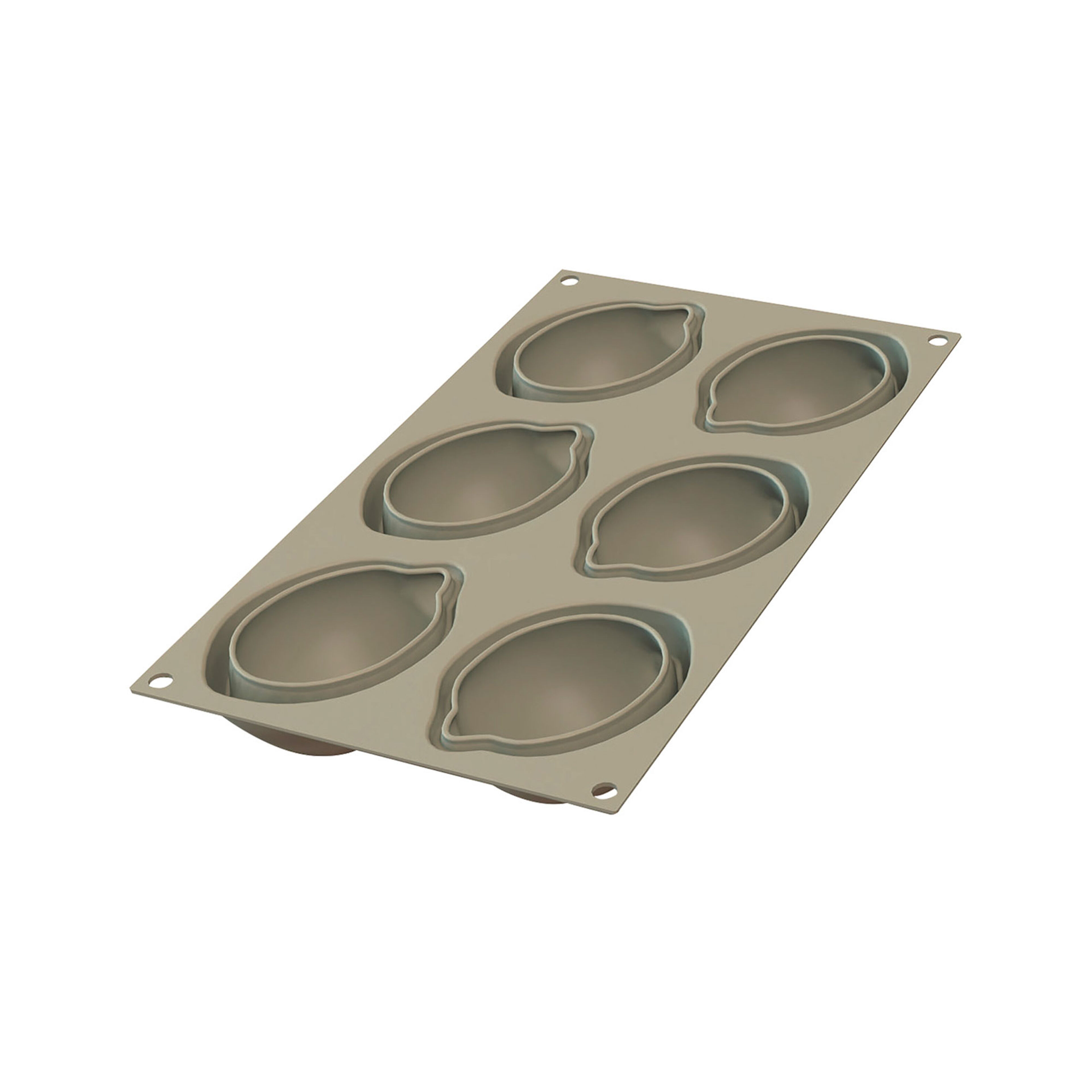 Delizia Al Limone silikonmuoto, vaaleanharmaa