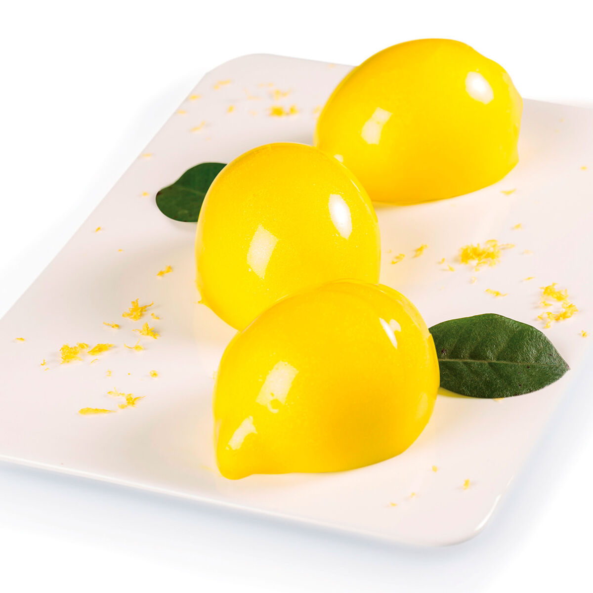 Delizia Al Limone silikonform, ljusgrå