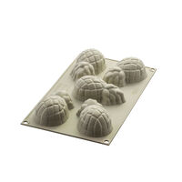 Mini Ananas silikonform, ljusgrå