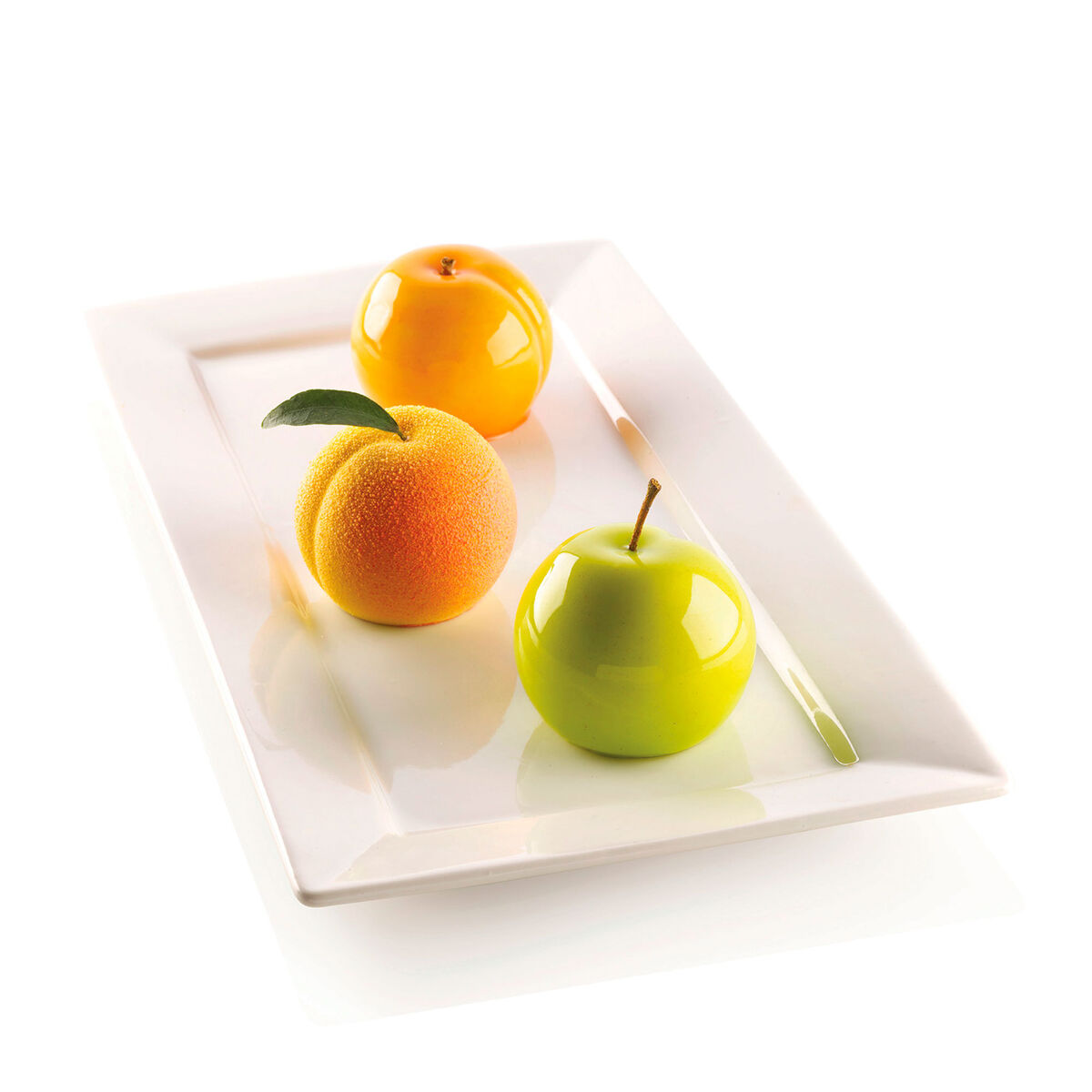 Ispirazioni Di Frutta silikoneform, lysegrå